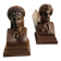Chenets de cheminé en fonte
