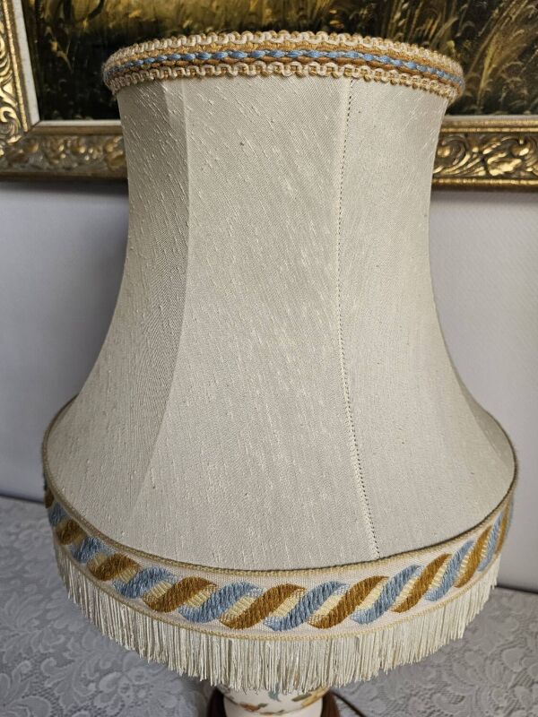 Lampe vintage faïence de moustiers