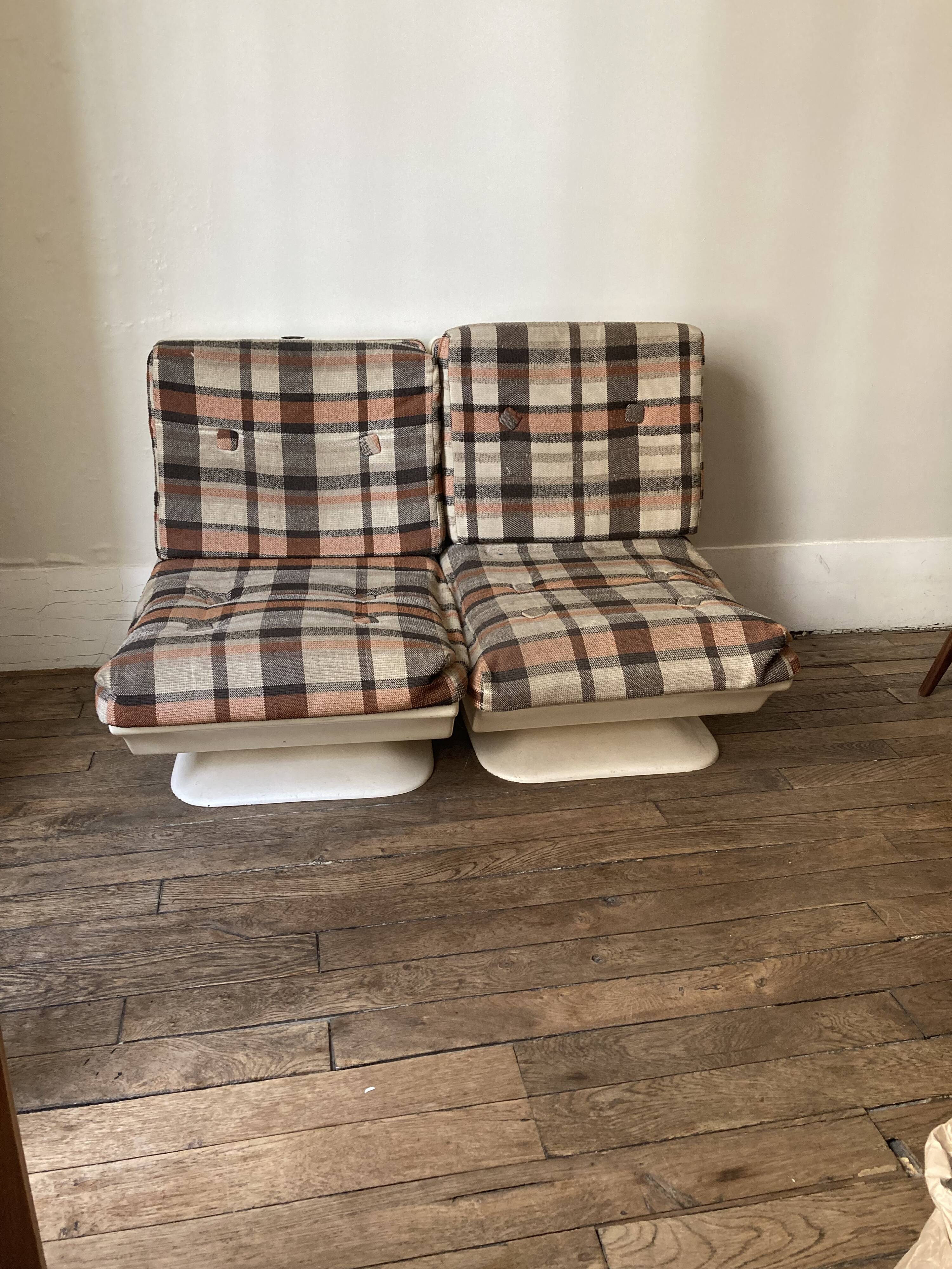 Seventies armchairs