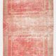 Tapis de couloir vintage rouge et rose 2x12, 73x382 cm