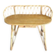 Rattan desk with 1 drawer ref JE