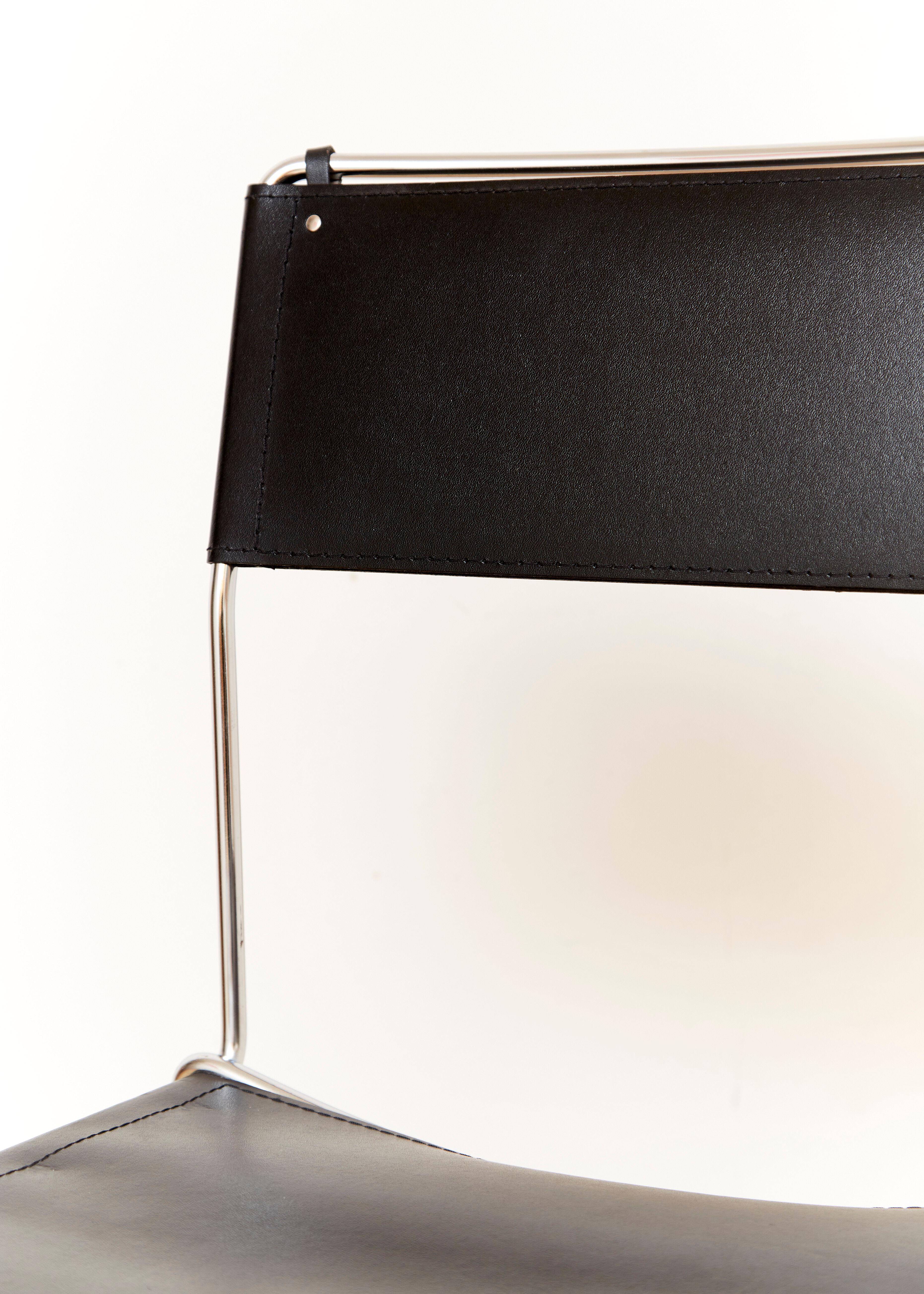Leather dining chairs by Giandomenico Belotti  for Alias