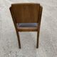 Set de 6 chaises art déco assise cuir