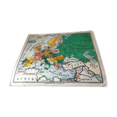 Map 13 and 14, political europe and physics hatier