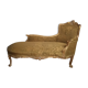 Méridienne rococo dorée