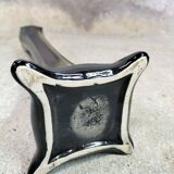 Vase soliflore en verre noir