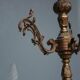 Chandelier in bronze 5 light rock
