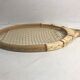 Old tennis racket J. Gauthier versailles wood + leather + protection wood