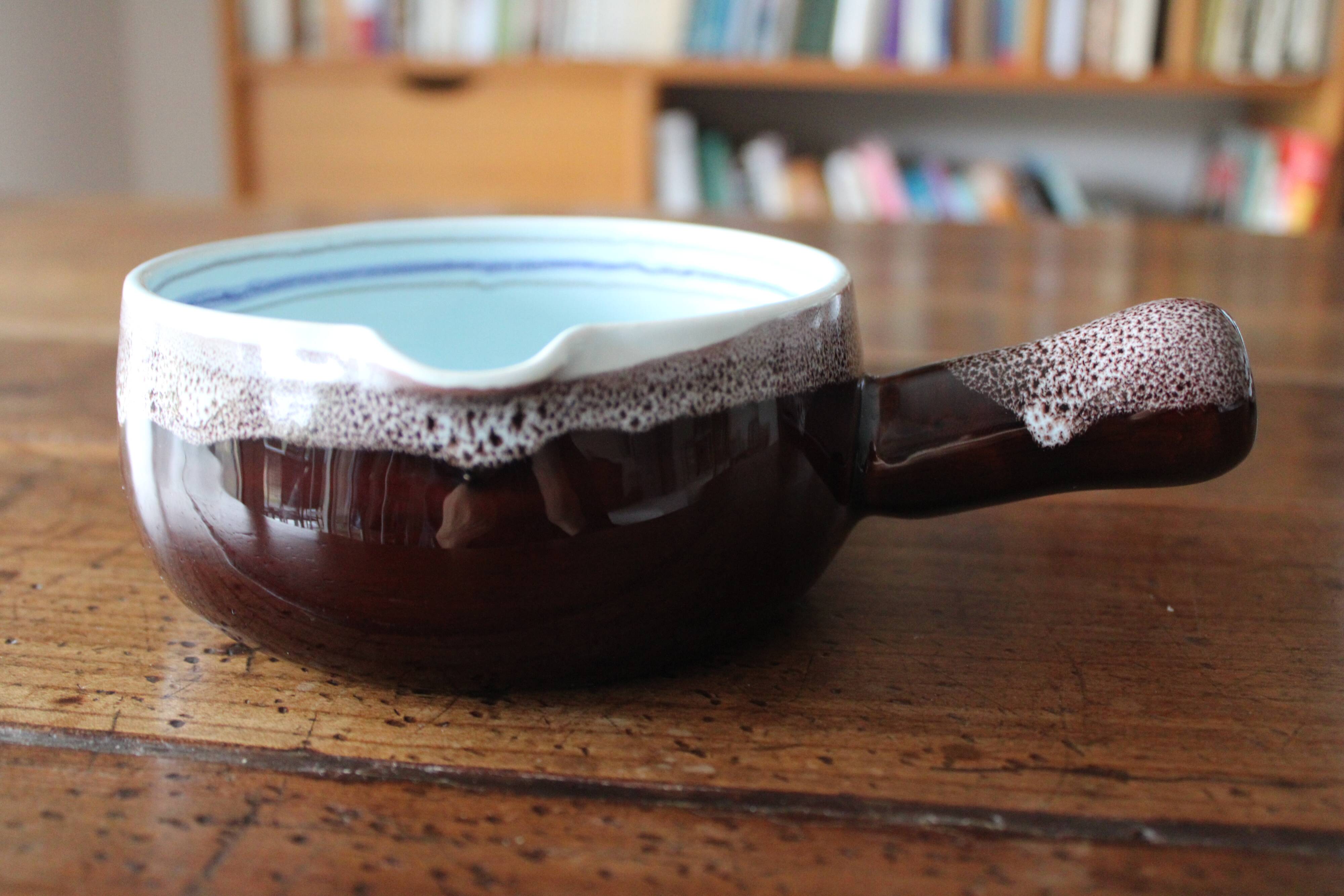 Set of 9 handmade ceramic pans