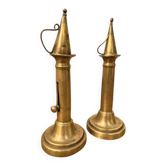 Bougeoirs vintage laiton