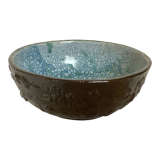 Empty raku ceramic pocket signed De Gheus