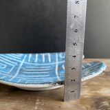 Vallauris Vintage Catchall – Palette Shape – Blue & White – 1950s/60s