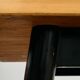 Long Canadian Pine Table with Black Legs