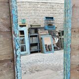 Burmese teak mirror