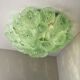 Contemporary Floreal Green Murano Glass Flush Mount by Simoeng