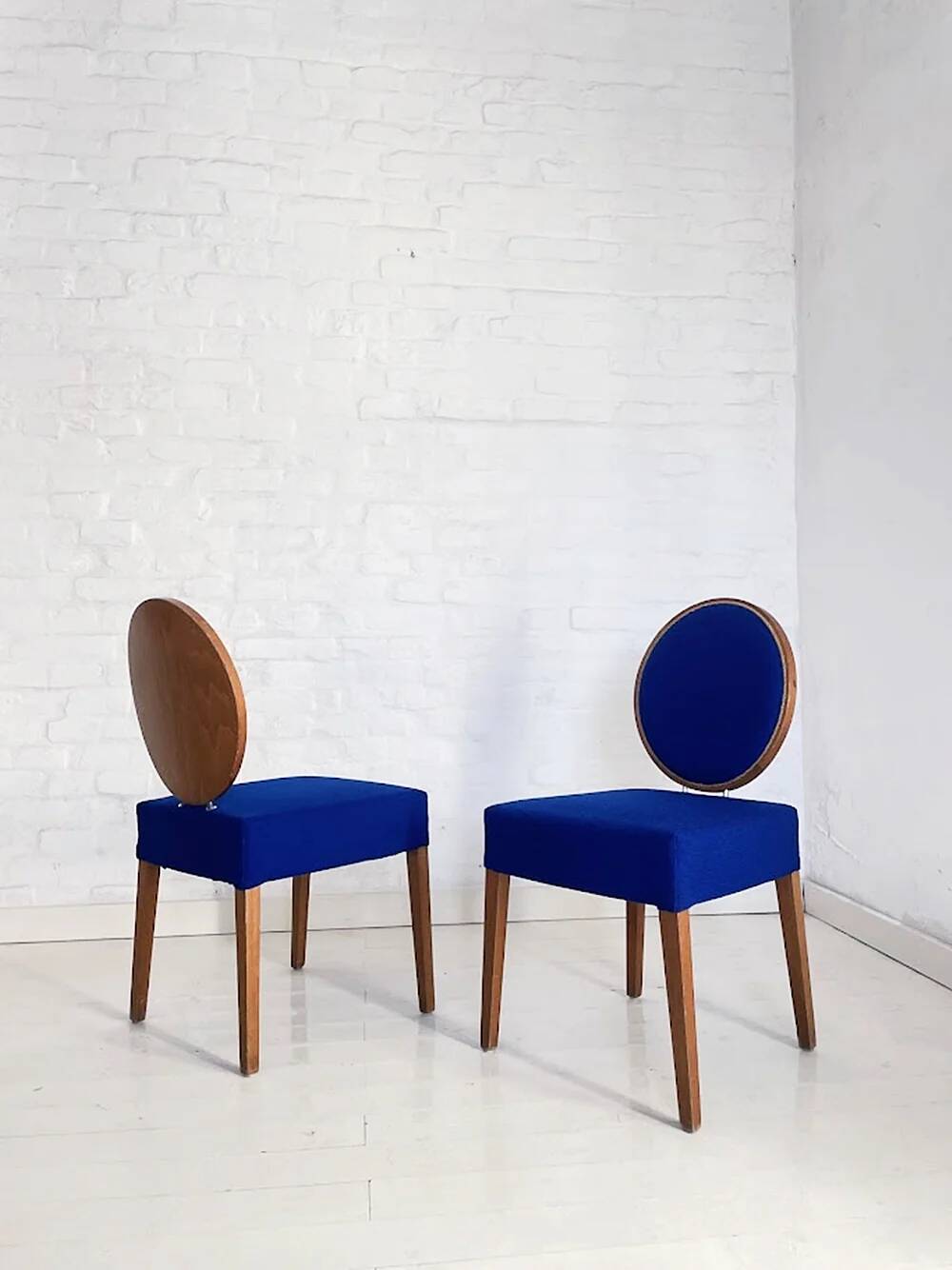 Pair of postmodern Italian chairs from the 1990s.