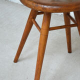 Old wooden workshop chair