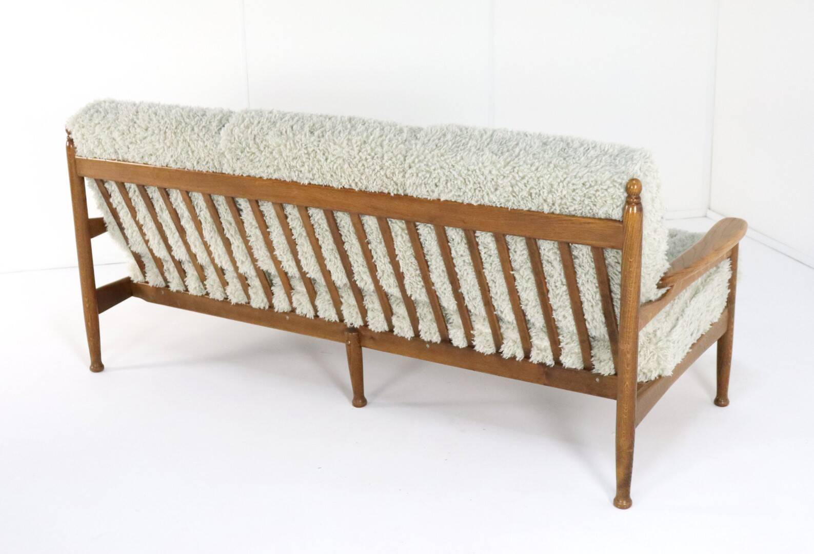 Set van designer bank + 2 fauteuils 'Sliedrecht' - opnieuw bekleed