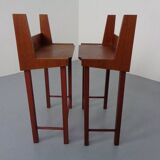 Danish Teak Nightstands, 1960s, Set of 2