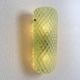 Set of Two Mid-Century Modern Green "Graniglia" Rombus Murano Glass Wall Sc