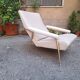 poltrona D.153.1 deza distex en cuir gio ponti pour molteni
