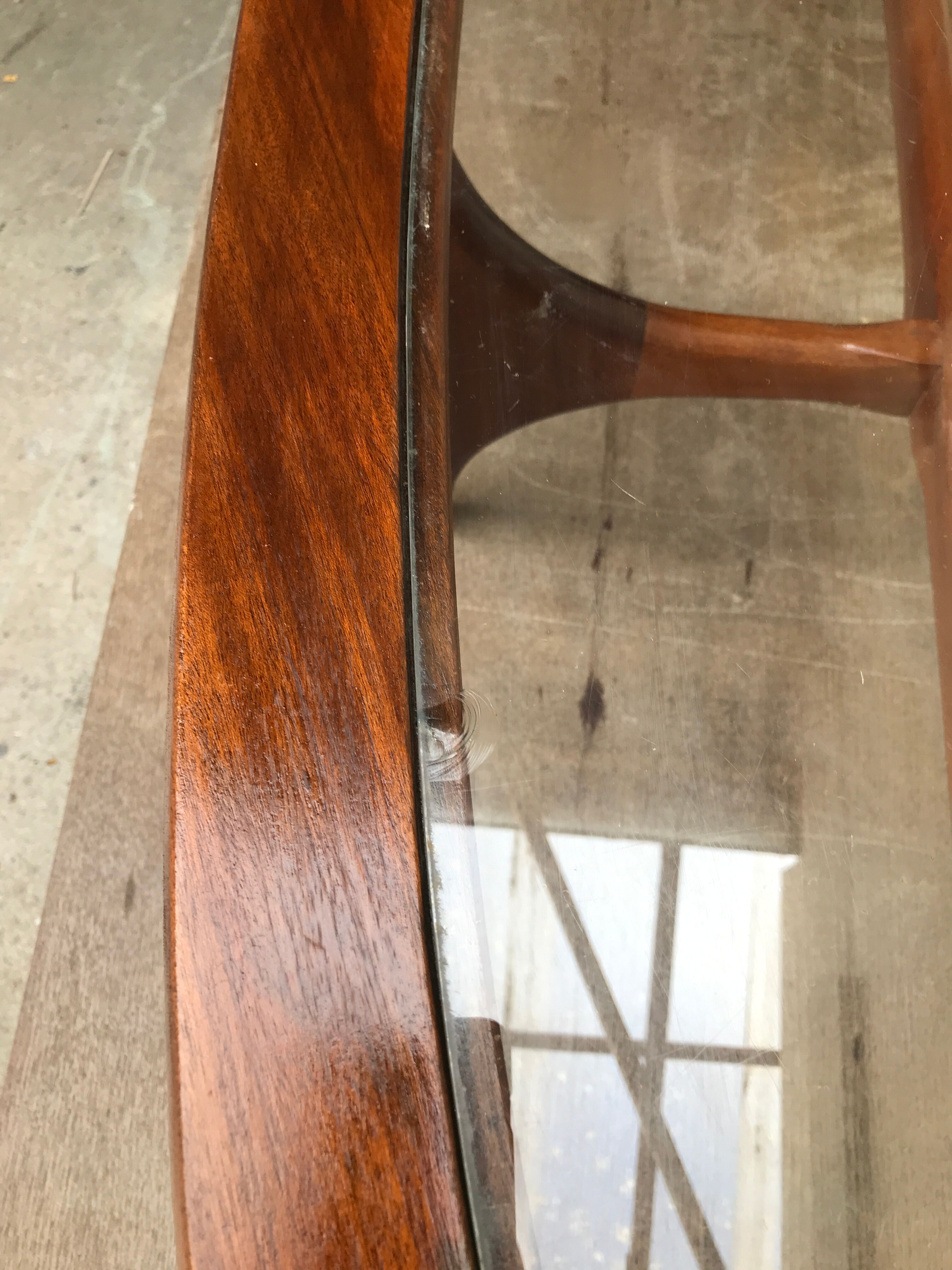 G-Plan oval coffee table