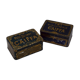Two boxes metal small butter and coffee Caiffa