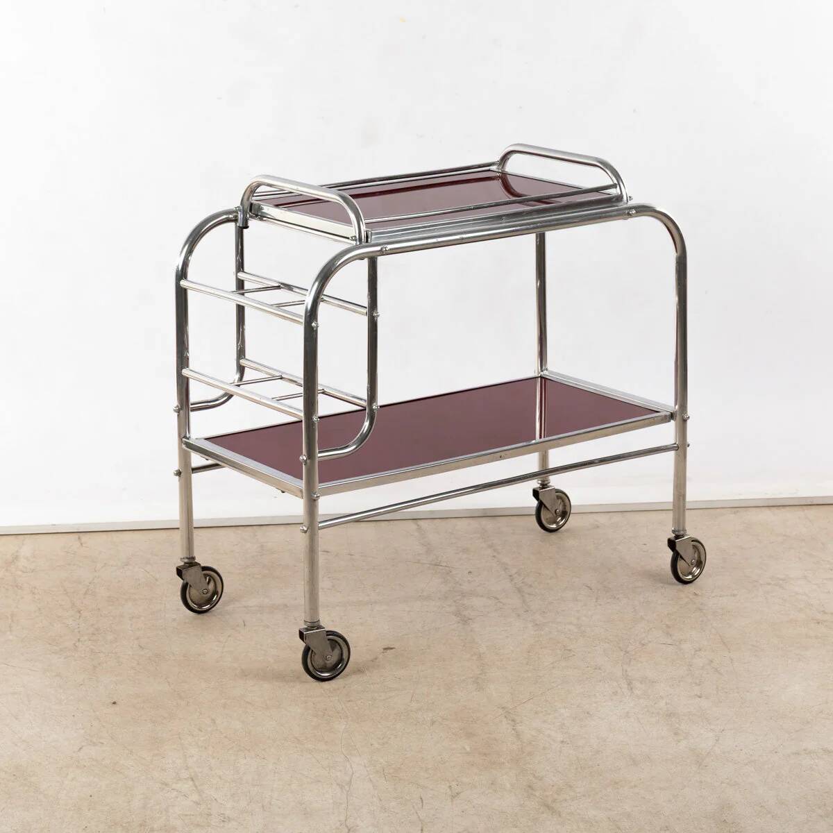 1930s Art Deco Bar Cart by Jacques Adnet