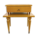 Vintage bedside with two trays