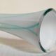 Duo of makora blown glass soliflores (krosno, poland) 1970s
