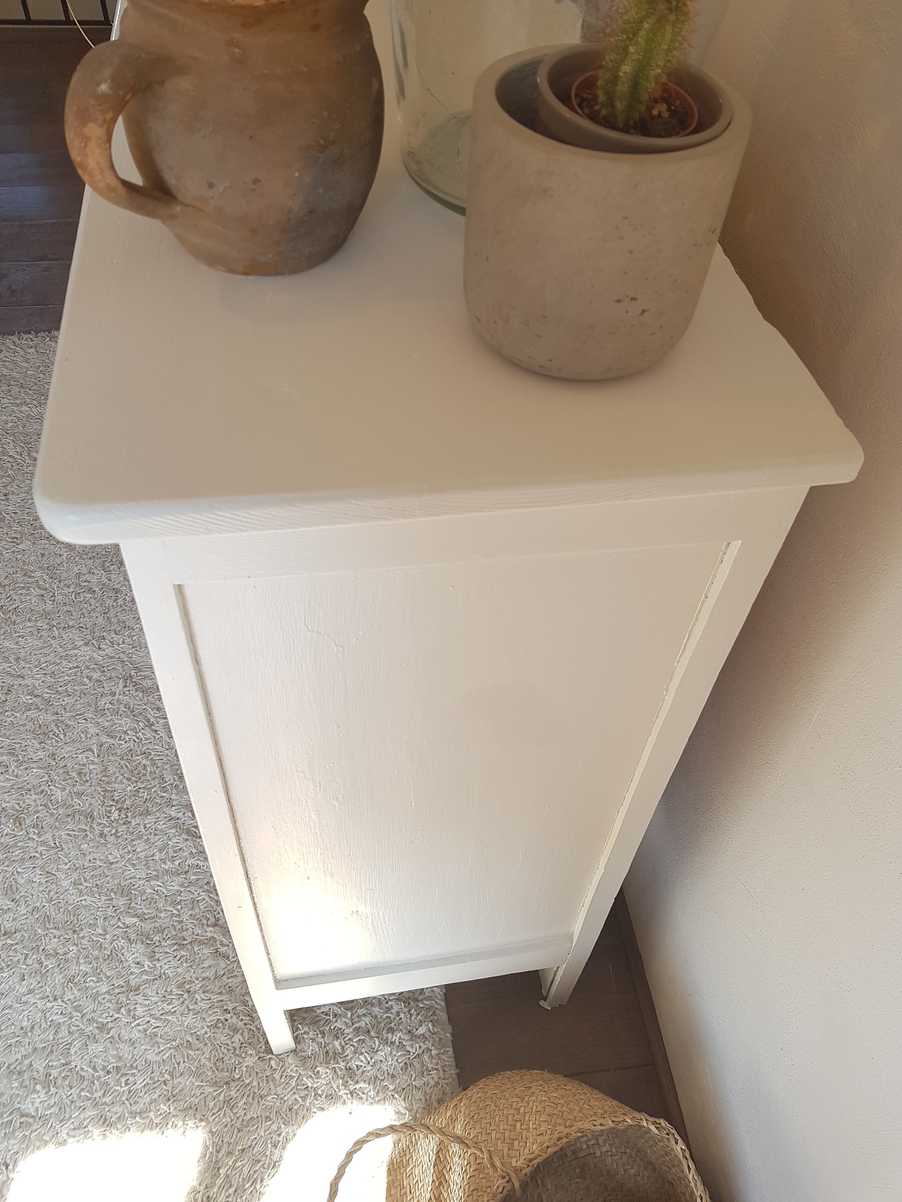 Old white Parisian buffet