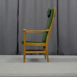 Oak wood armchair 1950