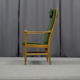 Oak wood armchair 1950