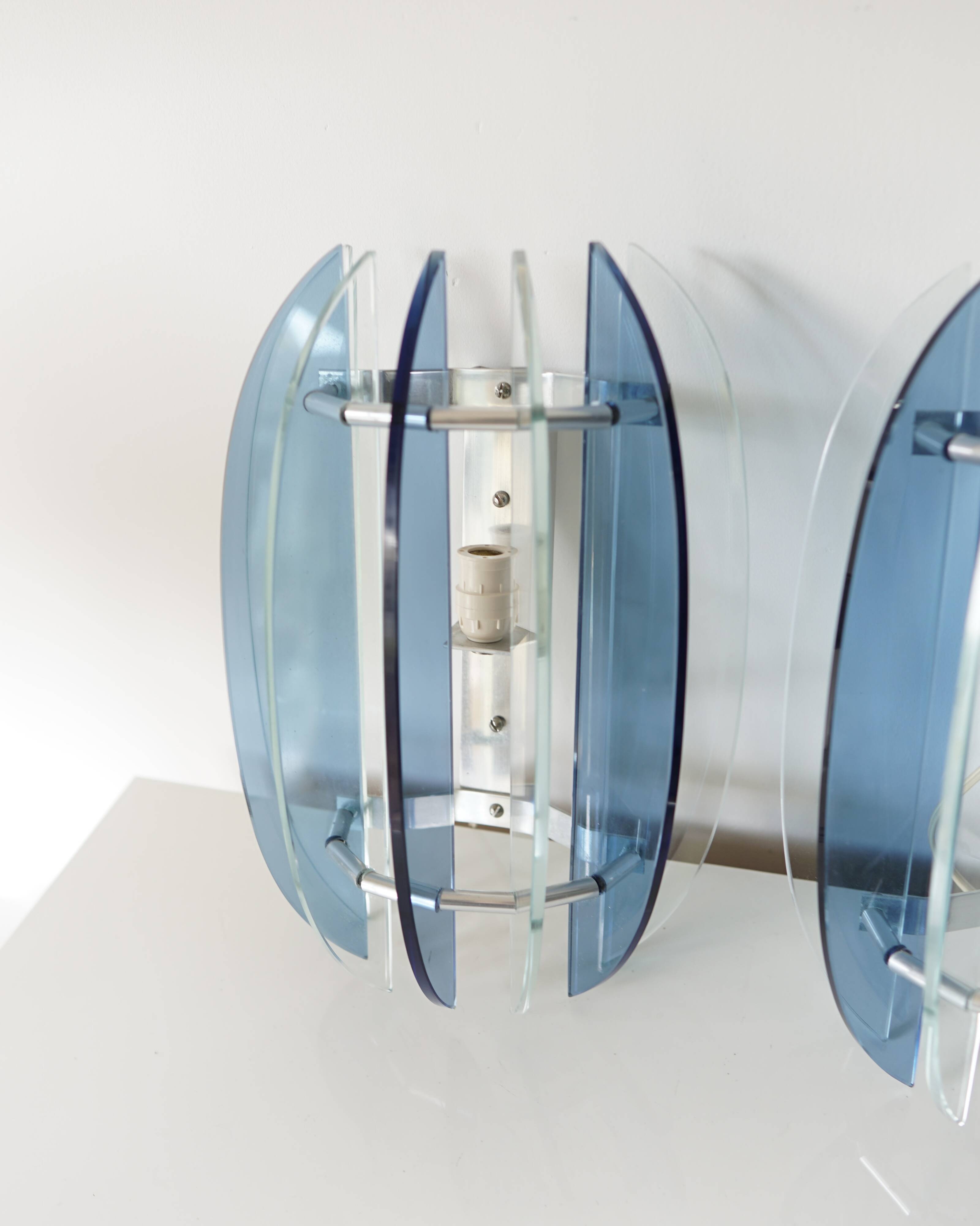 Pair of Italian VECA wall lights - 1960s