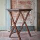 Table d'appoint pliante en bois