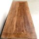 Farm table, old solid oak dough trough, France, around 1920.