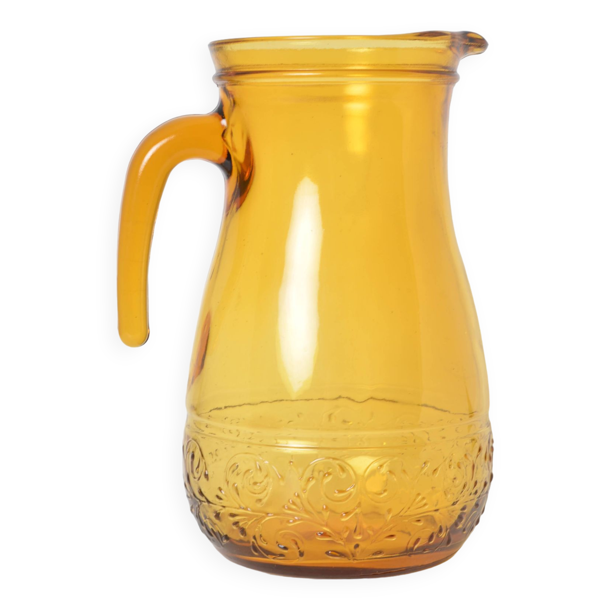 Italian amber carafe