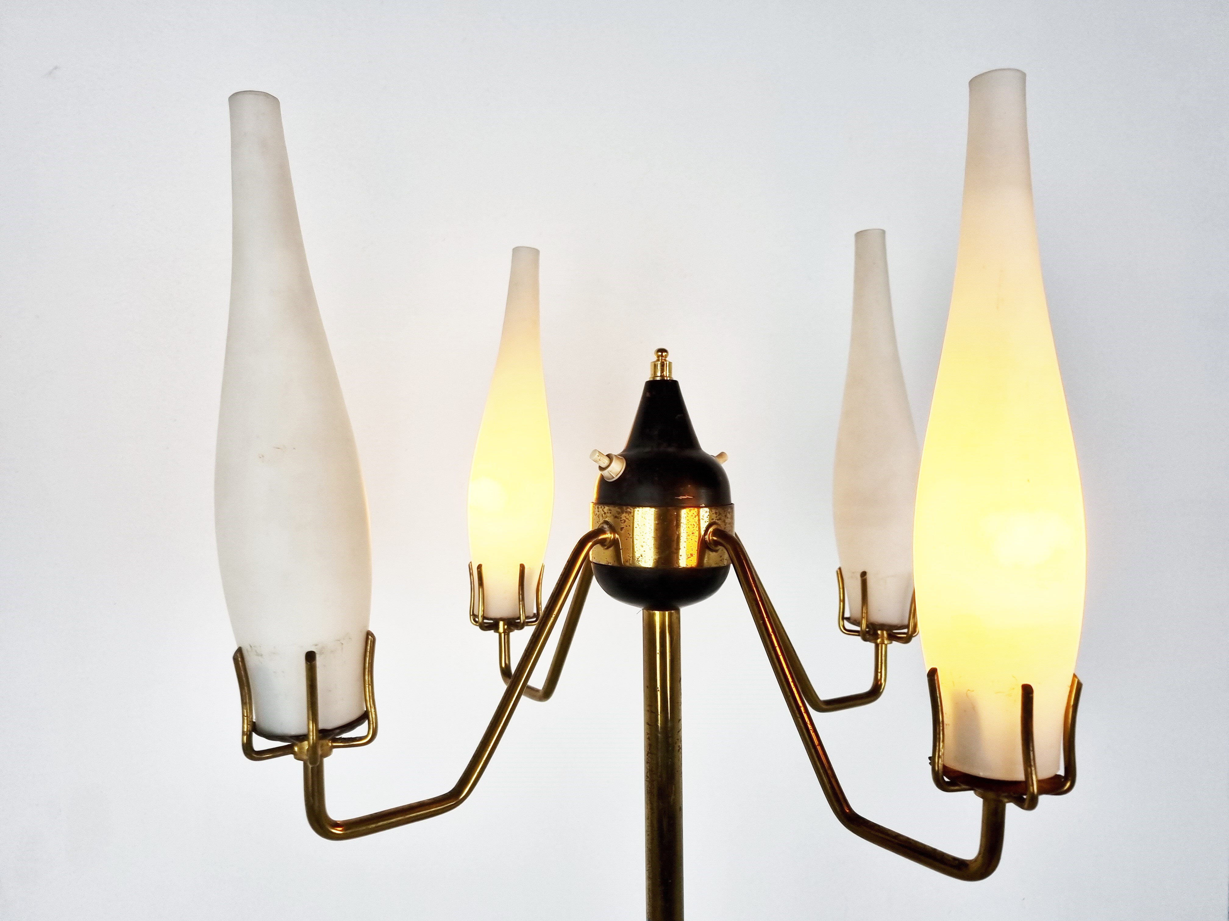 Mid century floor lamp by Stilux Milano, 1950s