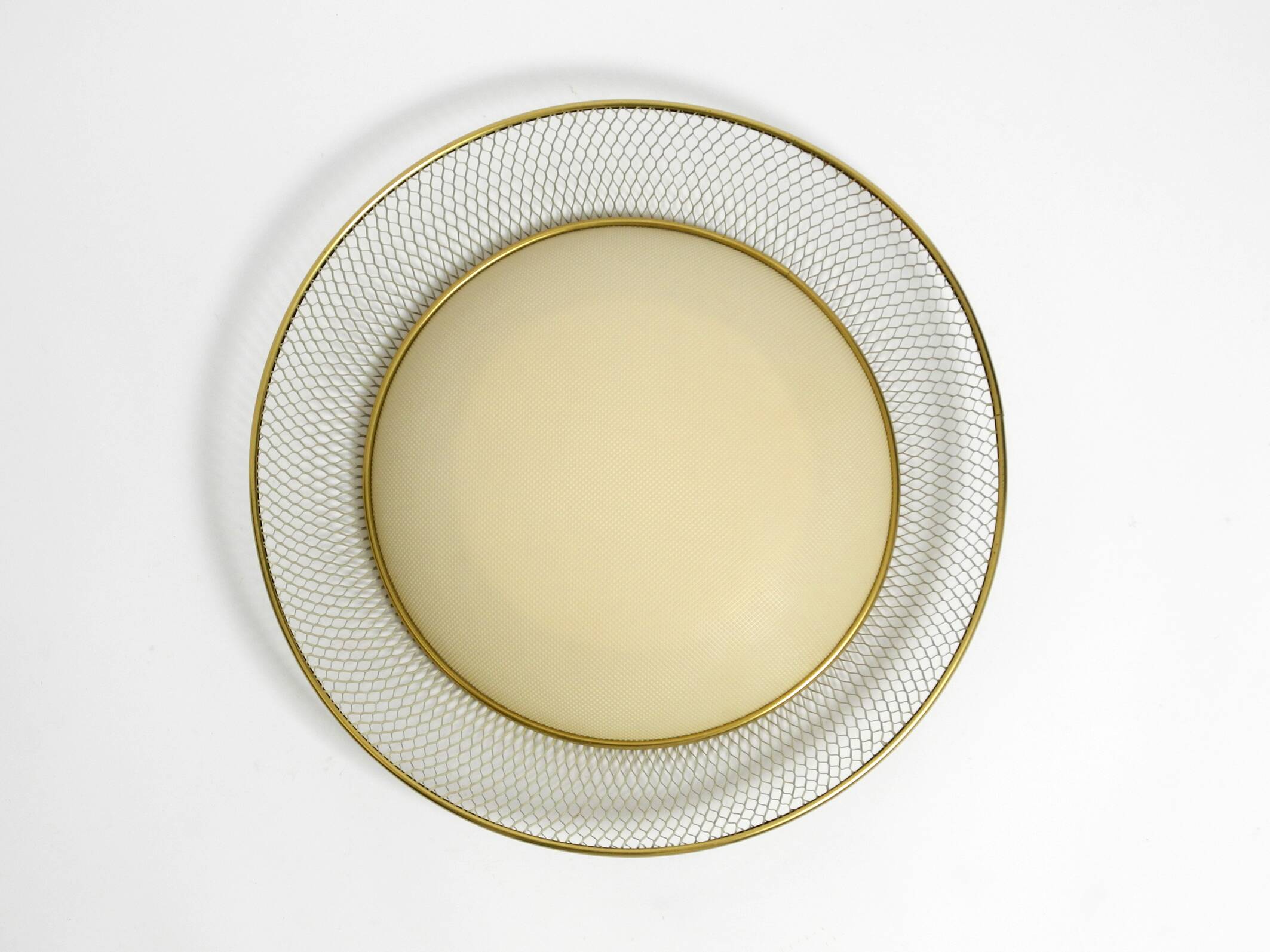 Mid Century ceiling lamp from ERCO made of expanded metal