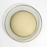 Mid Century ceiling lamp from ERCO made of expanded metal