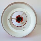 Set of 2 Danish Mid-century vintage Nevada pendant lights, orange, PH style, by Vitrika Denmark