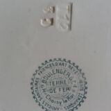 Iron Earth plate Boulenger Choisy-le-Roi, Iena decoration