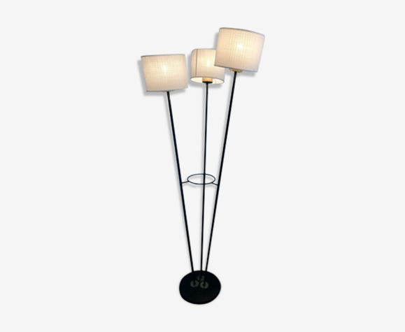 Lampadaire vintage 3 feux 1950