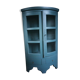 Storage in corner cabinet