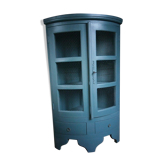 Storage in corner cabinet