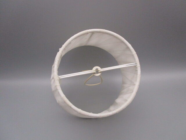 Small white vintage lampshade