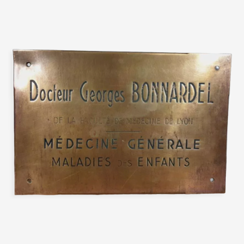 Plaque de métier Docteur Médecin