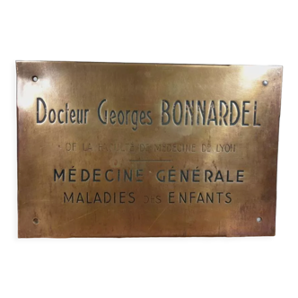 Plaque de métier Docteur Médecin