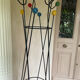 Coat rack attributed to Roger Ferraud (1890-1964) model "treble clef"