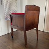 Bureau ou Chaise d'Appoint Art Déco en Chêne de l'École d'Amsterdam, années 1920